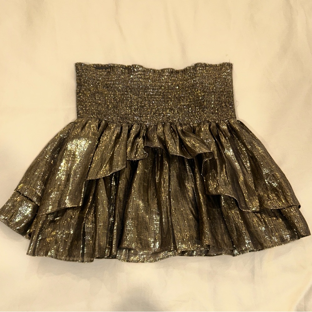 Ramy Brook Eva metallic skirt